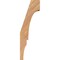Ekena Millwork 3 1/2"W x 6"D x 18"H Balboa Smooth Knee Brace, Western Red Cedar BRC04X06X18BOA00SWR - alternate 2